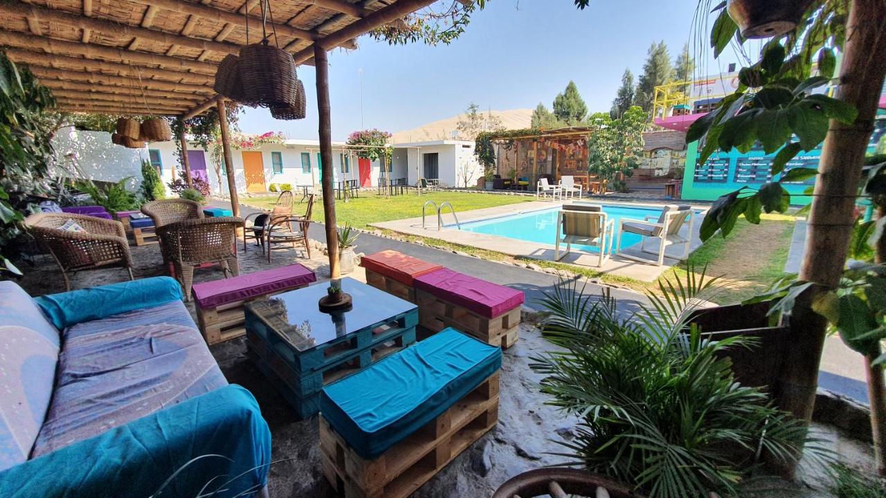 The Upcycled Hostel Huacachina Ica Extérieur photo